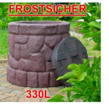 Amur Regentonne Mrchenbrunnen stein-braun 330l Bild 1