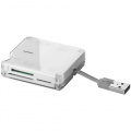Goobay All in 1 externer Kartenleser USB 2.0 wei Bild 1
