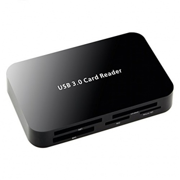 aLLreli USB 3.0 All-in-1 Multi Kartenlesegert Schwarz Bild 1
