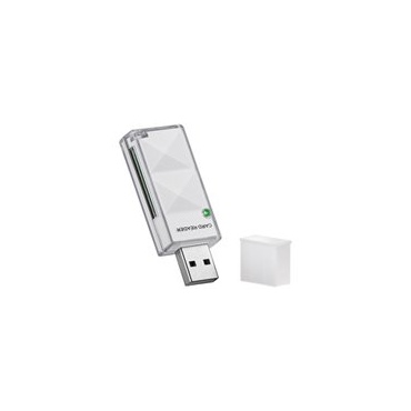 Goobay SD/SDHC externer Kartenleser USB 2.0 wei Bild 1