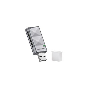 Goobay SD/SDHC externer Kartenleser USB 2.0 silber Bild 1