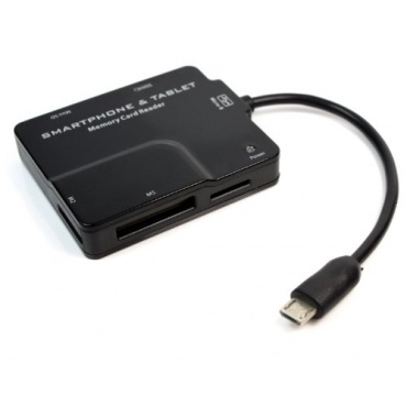 ROLINE externer Kartenleser USB 2.0 Smartphone Tablet Bild 1