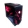 VIBOX Commando Rot Midi Gamer, Gaming PC Gehuse Tower  Bild 4