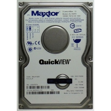 Maxtor 6L160P0 DiamondMax 10 Festplatte intern 160GB bulk Bild 1