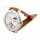 ufengke automatische mechanische tourbillon strass mond lederband orange Bild 2