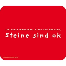 Maus-Pad Ich hasse Menschen Bild 1