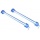 Revoltec Cathode Twin Set Systemgehusebeleuchtung Blau RM128 Bild 1