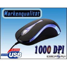 PC Maus Mit Beleuchtung USB PS2 Anschluss NT-M005 Bild 1