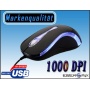 PC Maus Mit Beleuchtung USB PS2 Anschluss NT-M005 Bild 1