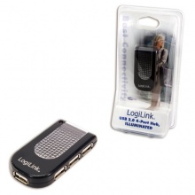 LogiLink USB 2.0 Hub 4-Port mit Beleuchtung Bild 1