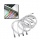4 Stck USB Kabel A B LED Stecker leuchtend Bild 1