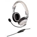 Hama PC Headset HS 300 weiß Stereo Bild 1