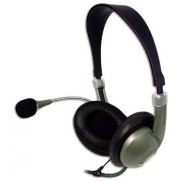 LogiLink HS0016 Headset Stereo mit Mikrofon Head-bund Bild 1