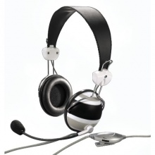 Hama HS-10 Zebra PC-Headset schwarz Bild 1