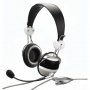 Hama HS-10 Zebra PC-Headset schwarz Bild 1