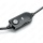 PC-Headst mit Kopfhrer Headphones geschlossen Schwarz Bild 2