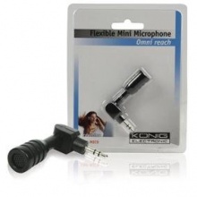 Knig CMP-MIC9 Flexible Mini Mikrofon schwarz Bild 1