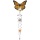 Woodstream TWS125-3M Iron Stop Designer Windspiel Monarchfalter mit Kristallkuge Bild 1