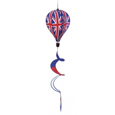 Fountasia International Ballon-Windspiel mit Spirale Union Jack Bild 1