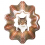 Woodstream D452-6 Iron Stop Pet Designer Windspiel getigerte Katze Bild 1