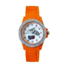 Nerd Damen Mechanikuhr Orange  Bild 1
