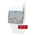 Damen Glamour LED Uhr WEISS BU-445 Bild 1