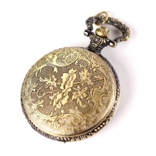 YESURPRISE Elegant Bronze Damen Taschenuhr Bild 1