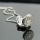 Versilbert Damen Taschenuhr Bild 3
