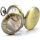 Unendlich U Skelett aus Stahl Bronze Damen Taschenuhr Bild 3
