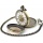 Unendlich U Skelett aus Stahl Bronze Damen Taschenuhr Bild 4