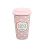 Krasilnikoff, Thermobecher Happy-to-go Becher love is all you need  Bild 1