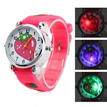 LZX Kinder Silikon Analog Quarz Armbanduhr  Bild 1