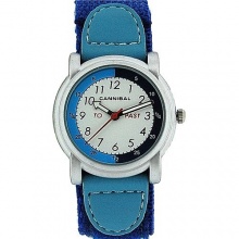 Cannibal Unisex Armbanduhr Analog Nylon blau  Bild 1