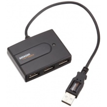 AmazonBasics USB 2.0 Ultra Mini Hub mit 4 Ports Bild 1