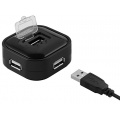 mumbi USB HUB 4 Port magnetisch USB 2.0 Verteiler Bus powered Bild 1