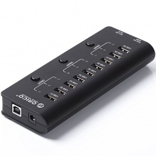 ORICO 9 port USB 2.0 hub mit 3 Netzschalter 5V 2.4A Ladeport Bild 1