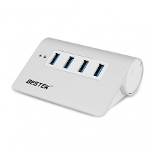 BESTEK Aluminium USB 3.0 4-Ports Hub Bild 1
