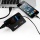 EasyAcc Super Speed USB 3.0 4 Port Hub, Aluminum Hub Schwarz Bild 5