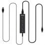 EasyAcc USB 3.0 4 Port Hub Bus 2 in 1 Hub 1 Meter USB Datenkabel Bild 1