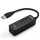 EasyAcc Mini Superspeed USB 3.0 4 Port Hub Schwarz Bild 2
