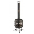 RIESIGE 170 cm GRILL KAMINFEUERSTELLE GARTENOFEN  Bild 1