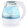 Glas Design Wasserkocher LED Beleuchtung 2.200 Watt 1,5 L kabellos von Mesko Bild 1