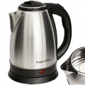 Edelstahl Wasserkocher 1,8 Liter, 1800 Watt von Deuba Bild 1