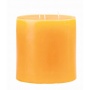 Outdoorkerzen Rustica 3-Docht Rundkerze Orange Bild 1