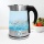 Klarstein Pure Water Edelstahl Wasserkocher aus Glas, 2200 Watt, 1,7 Liter Bild 4