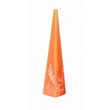 Outdoorkerzen Rustica Pyramidenkerzen Orange Bild 1