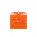 Outdoor Kerzen Quader in Orange Bild 1