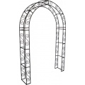 Rosenbogen H 260 cm Spalier Bild 1