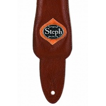 Steph Gitarrengurt Cognac Bild 1