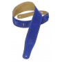 Levys Gitarrengurt Veloursleder 2,5 Zoll 6,4 cm Royal Bild 1
